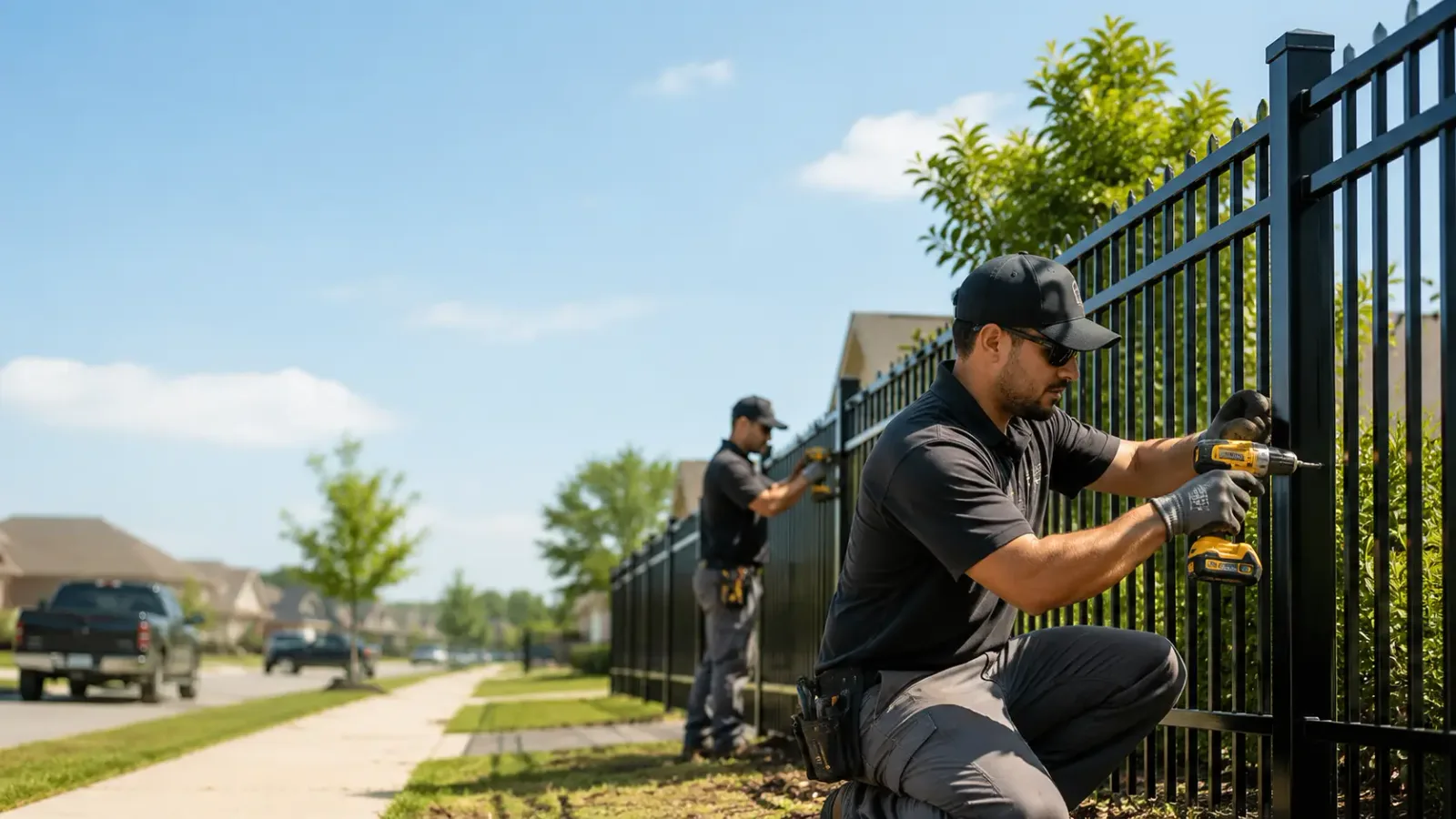 Metal Fence Installation in Sundown, TX